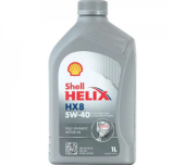 Моторное масло SHELL Helix HX8 5w40 SN, 1л 550052794