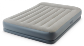 Кровать надувная со встроенным насосом Intex Pillow Rest 152*203*30см 64118