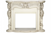 Портал классический Royal Flame Castle слоновая кость с патиной 64931617