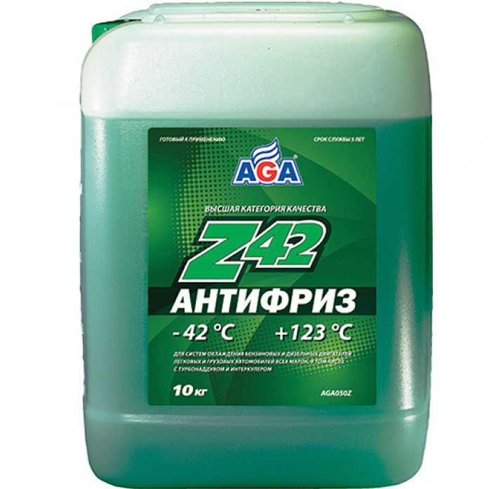 Антифриз 10. Антифриз Aga z42. Антифриз, зеленый -42с Aga aga050z. Антифриз зелёный Aga z42 10л. Aga-z42 -антифриз зеленый.